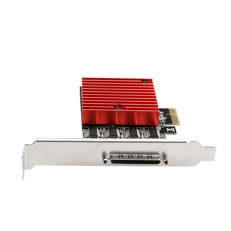 PCIE To 8 Port RS232 Serial  Card COM Port Expansion Card Desktop Universal DB9