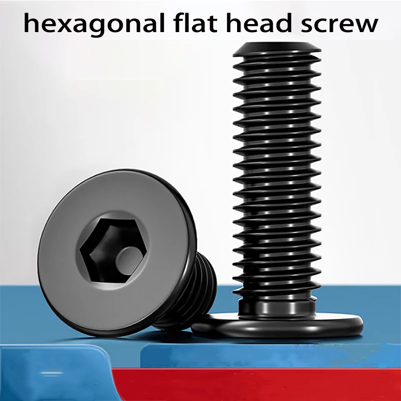 

CM M6 M8 M10 M12 Black 304 Stainless Steel Allen Hexagon Ultrathin Head Bolt Hex Socket Ultra Thin Flat Wafer Head Screw