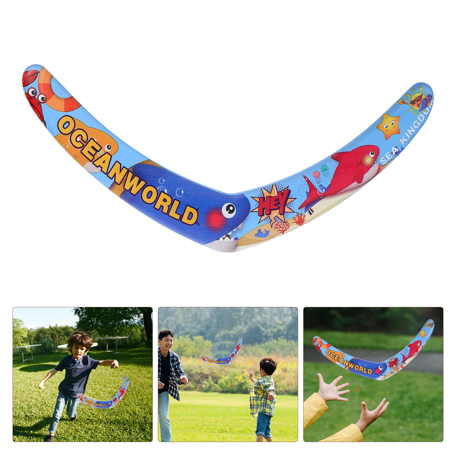 

Soft Boomerang Parent-child Outdoor Eva Beginning Boomerangs Flying Toys for Boys