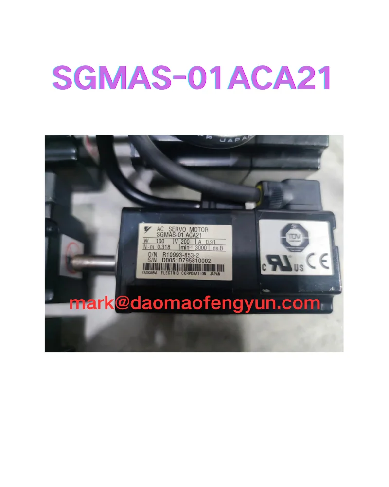 

SGMAS-01ACA21 Used servo motor test OK