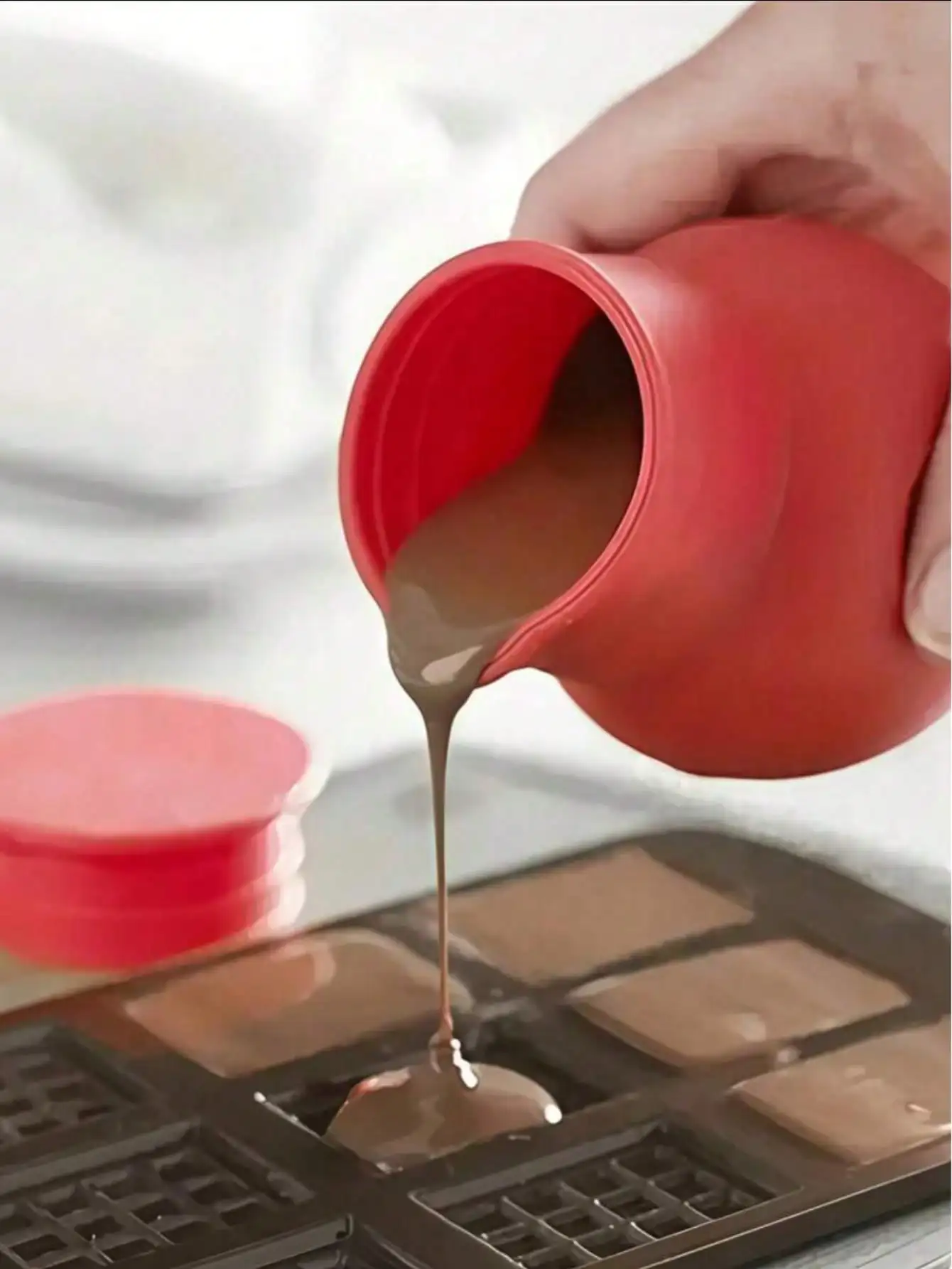 1pcs Silicone Chocolate Melter, Microwave , Non-Stick & Heat Resistant, Suitable For Commercial Or Home Use