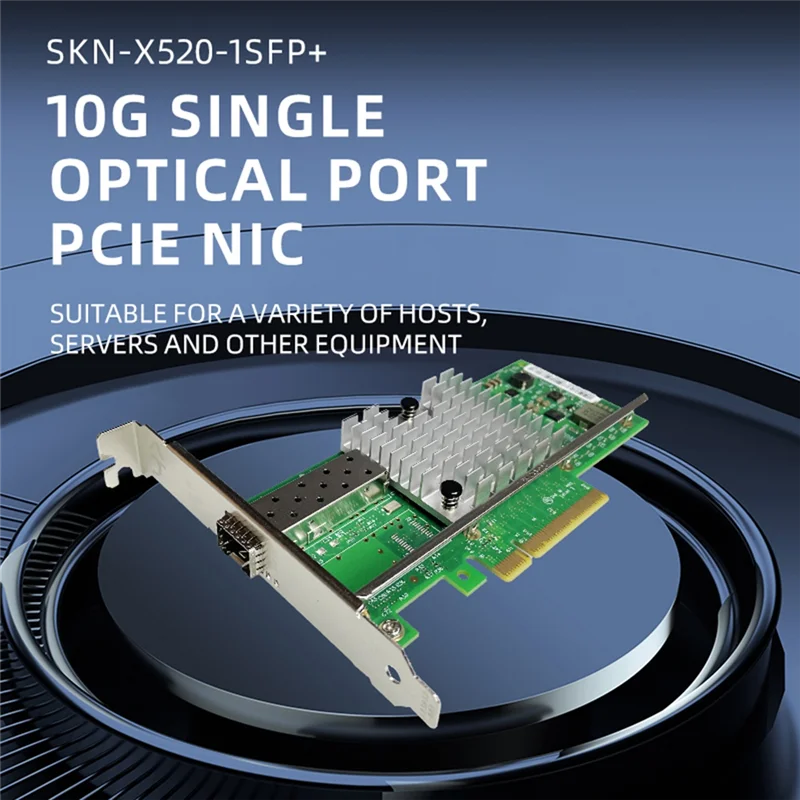 ABT-PCIE 10G SFP+ Network Card For Main Control,Full-Height Universal, 10G Rate, PCIE X8 Single SFP+ Network Card NIC