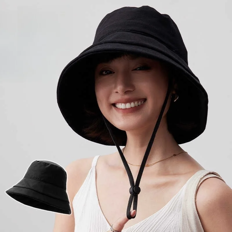 New and fashionable linen fisherman's hat wide-brimmed sunshade