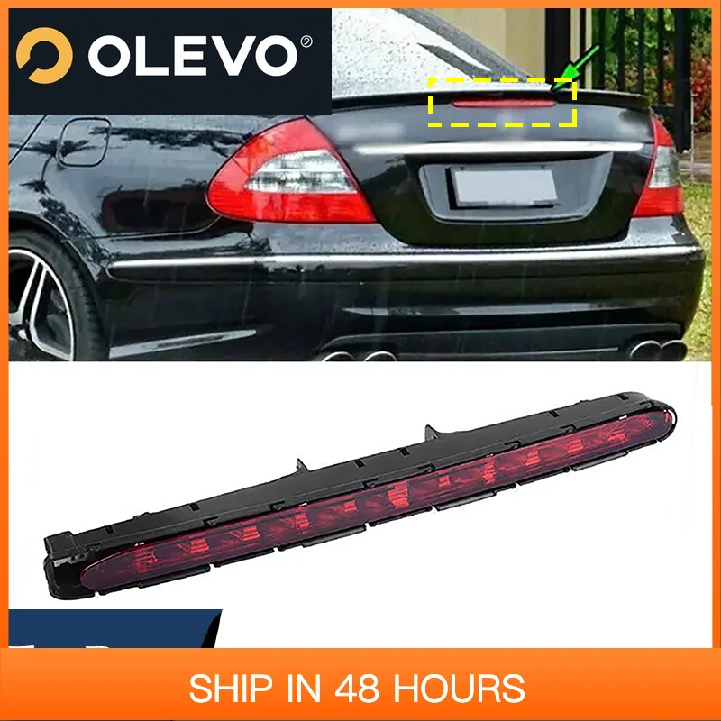 

Новый светодиодный задний фонарь с высоким креплением, 3-й стоп-сигнал для Mercedes Benz E-Class W211 2003-2006, дополнительная стоп-сигнал, сигнальная лампа A211820