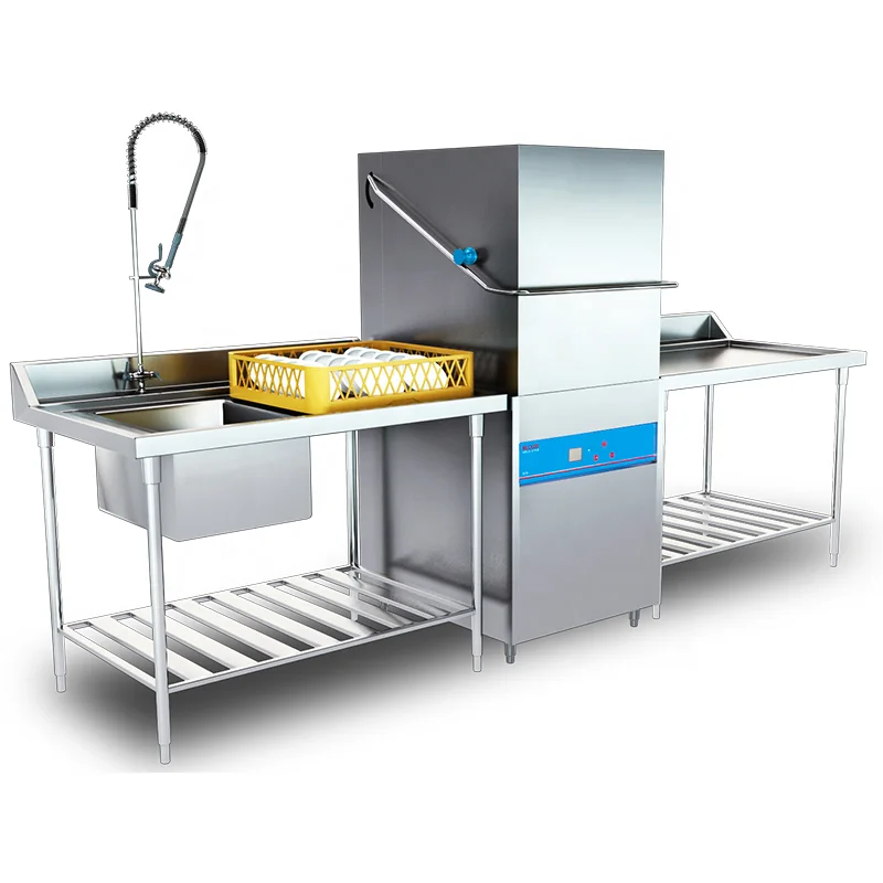 Commercial Automatic Desktop Bar Glass Washer Hotel Kitchen Mini Countertop Dishwashers