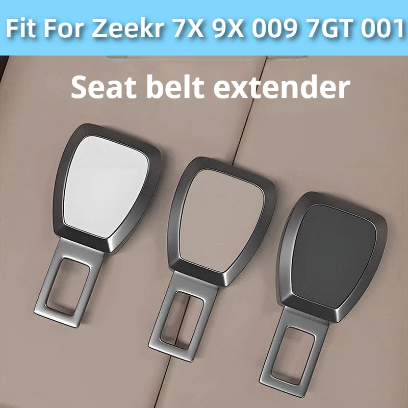 Fit For Zeekr 7X 9X 009 7GT 001 Seat Belt Extender Connector Safety Belt Fixer Auto Interior Modification Accessories