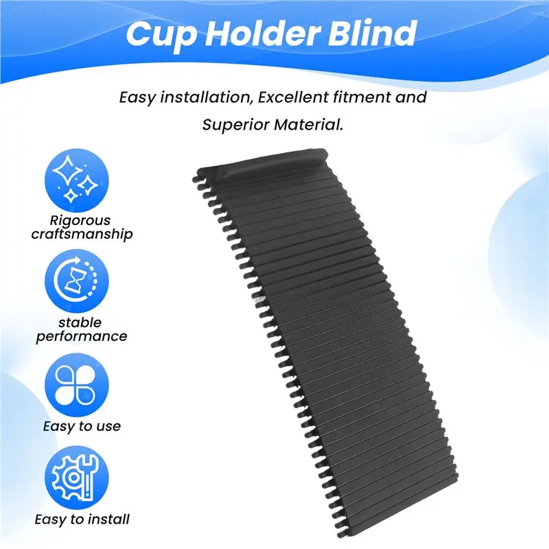 A82M-66155AG100JC Car Center Console Slide Roller Cup Holder Blind Cover For SUBARU XV Impreza WRX STI - view 4