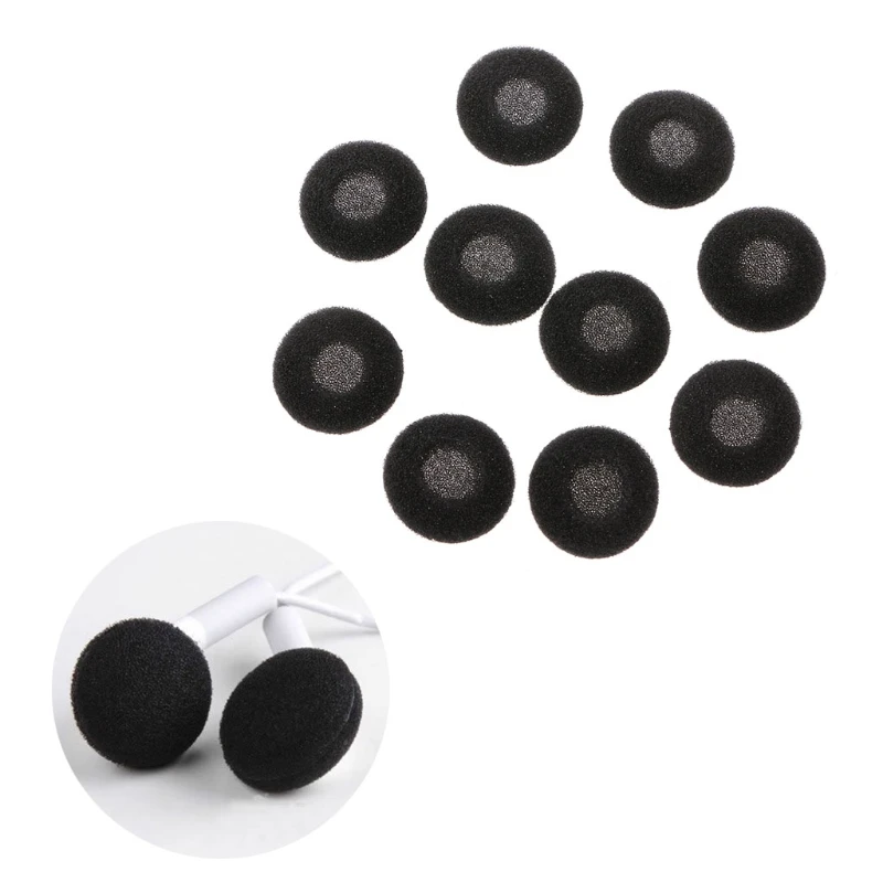 5 pares capas almofada fone ouvido espuma esponja macia para MP3, MP4, DVD