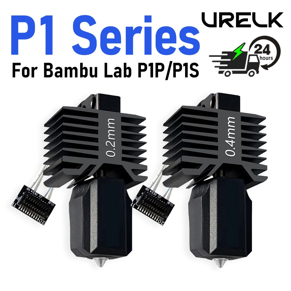 

Upgraded P1S P1P Hotend Hot End Full Assembly Print Head Ceramic Heater Cartridge Rod Thermistor Kit Replacement for Bambu Lab