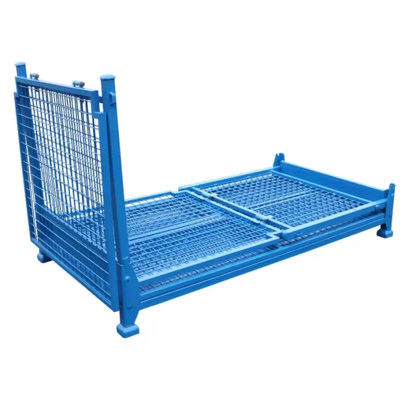Heavy Storage Box Metal Firewood Cages Cage Pallet Wire Mesh Container
