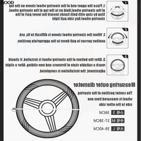 Car Steering Wheel Cover Anti Slip for Geely Atlas Emgrand Ec7 Boyue Nl3 Ex7 Emgrand X7 Emgrarandx7 Suv Gt Gc9 Borui