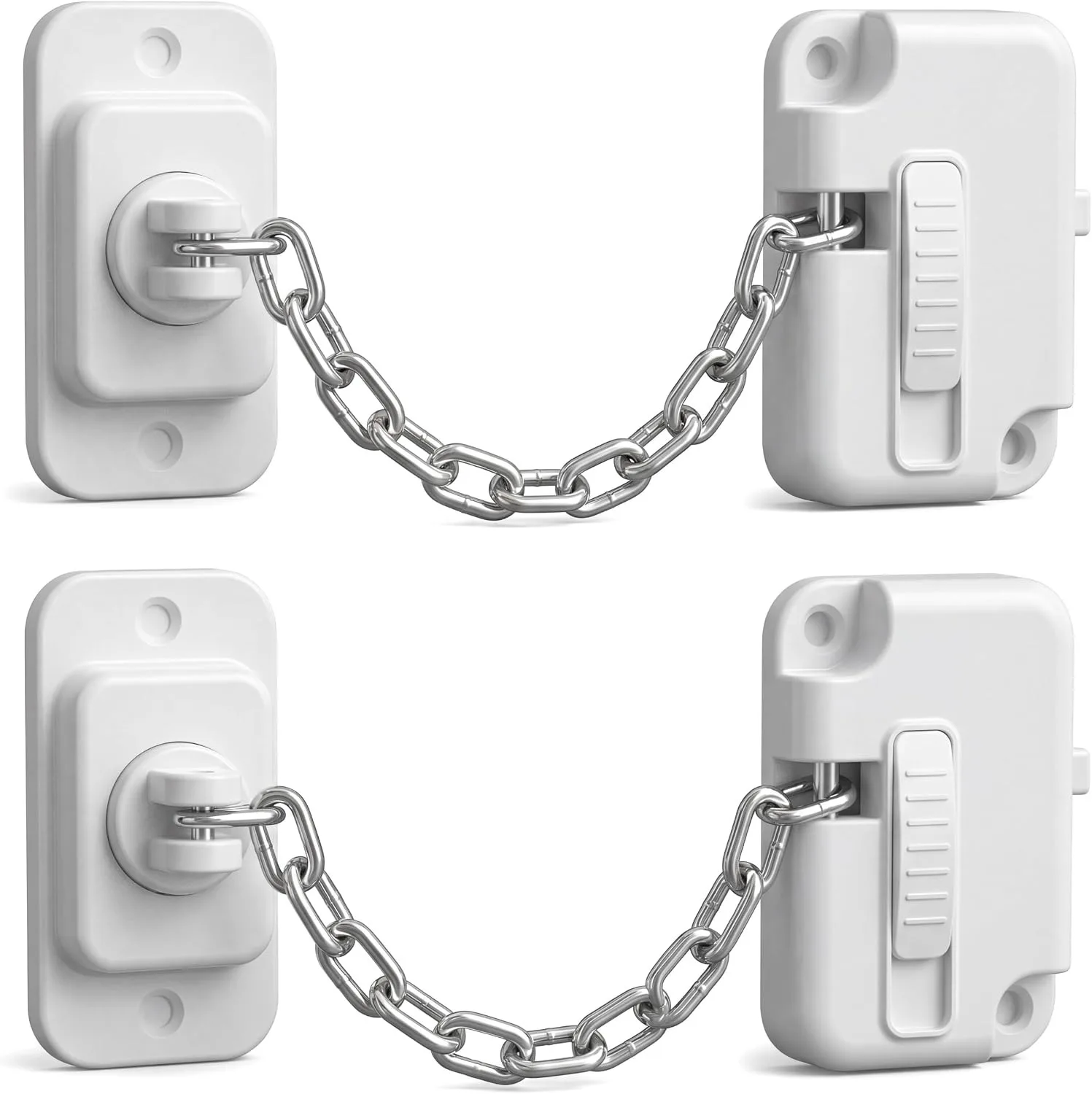 Punch Free Adjustable Window Lock, Self-Adhesive Sliding Metal Window Stopper, Child Pet Anti-Fall Window Safety Restrictor