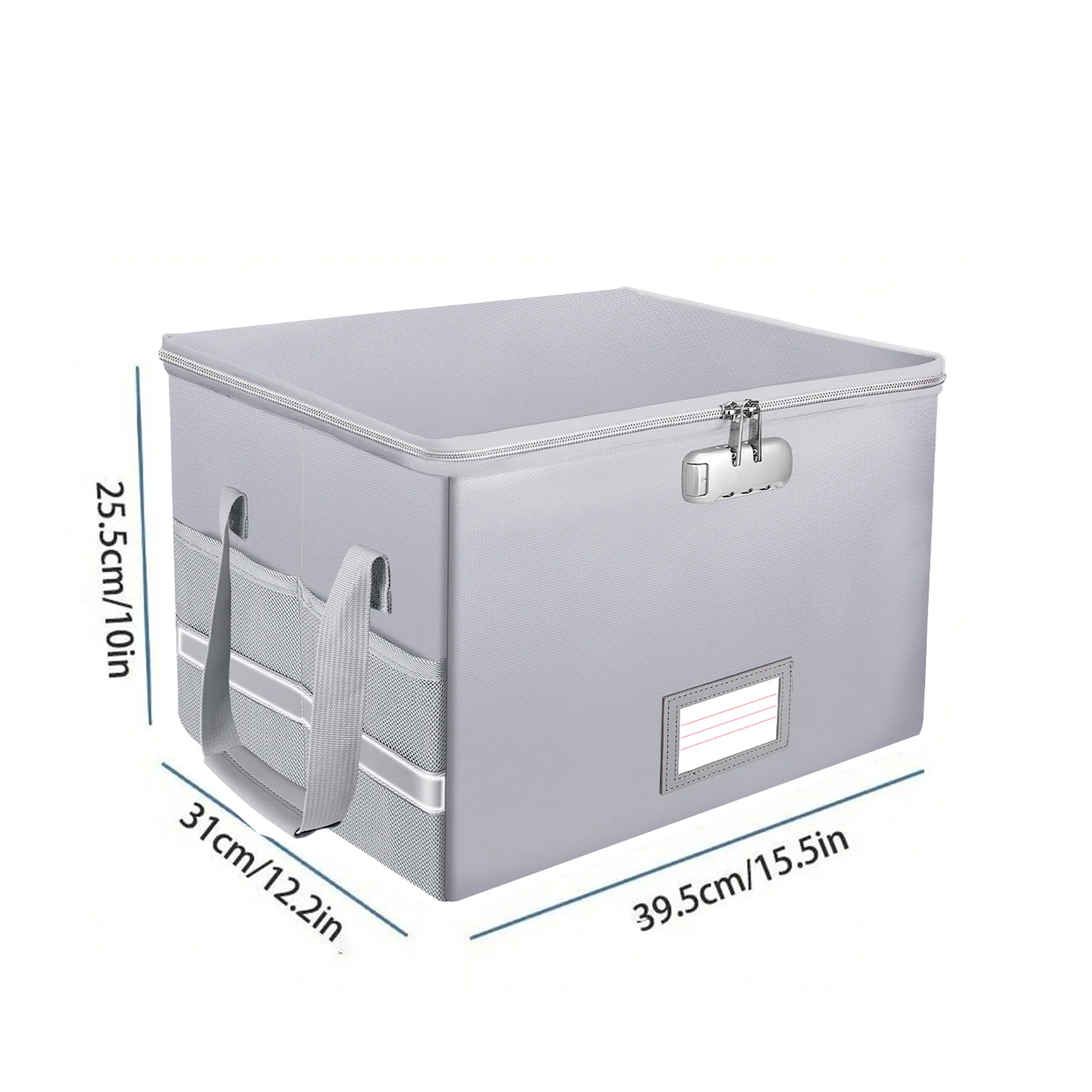 Fireproof Waterproof Folding File Organizer for Office and Home, Easy to Organize All Kinds of Files Storage Boxes