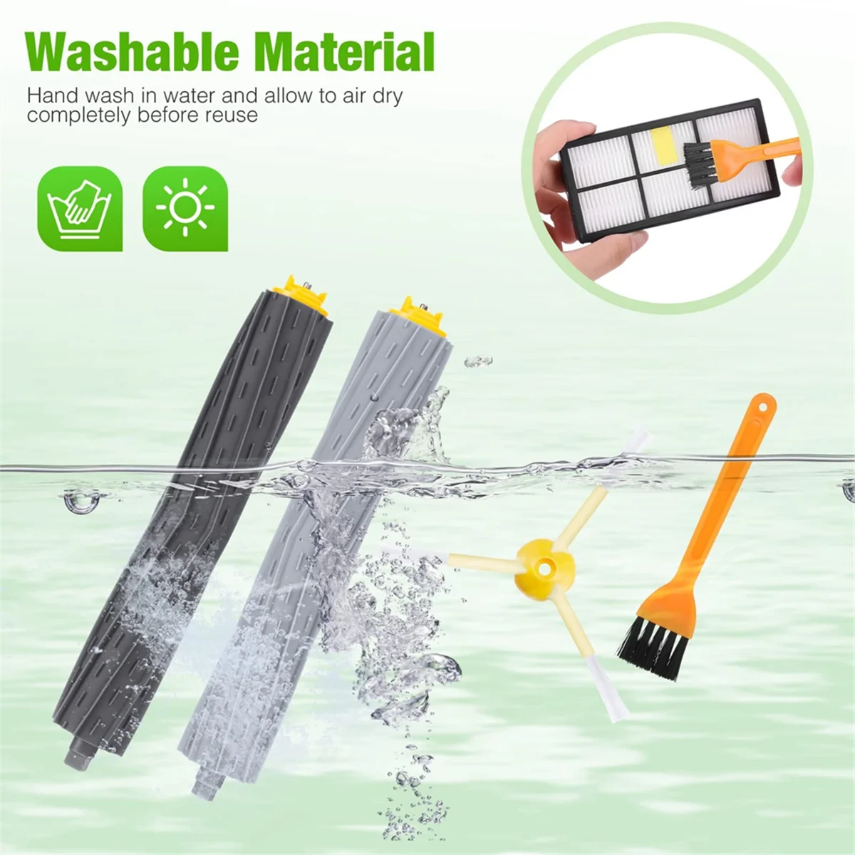 

Replacement Parts for 800 900 Series 960 980 890 805 880 Accessories, Filters, Brushs Replacement