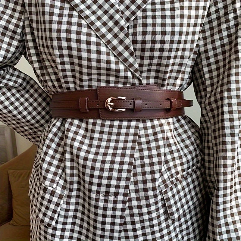 Fashionable Ladies Removable Belt U-shaped Pin Buckle Paired With Skirt Jeans Belt Accessories Trendy Ladies Party Gifts