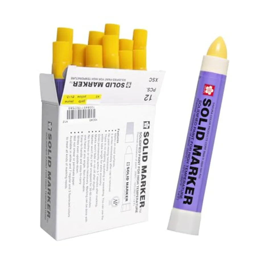 

Sakura Solid Paint Markers - Permanent Marker Pens - Window Wood and Glass Marker - Paint - 12 Pack