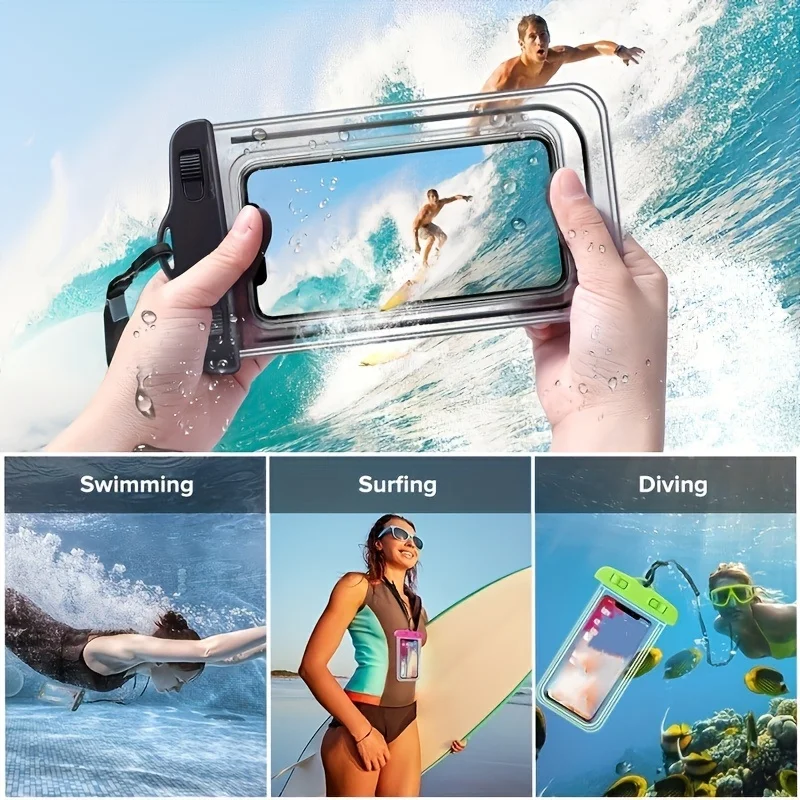 PVC 범용 방수폰케이스 방수백 모바일 커버 아이폰 15 14 프로 맥스 12 11 8 화웨이 샤오미 레드미 삼성용