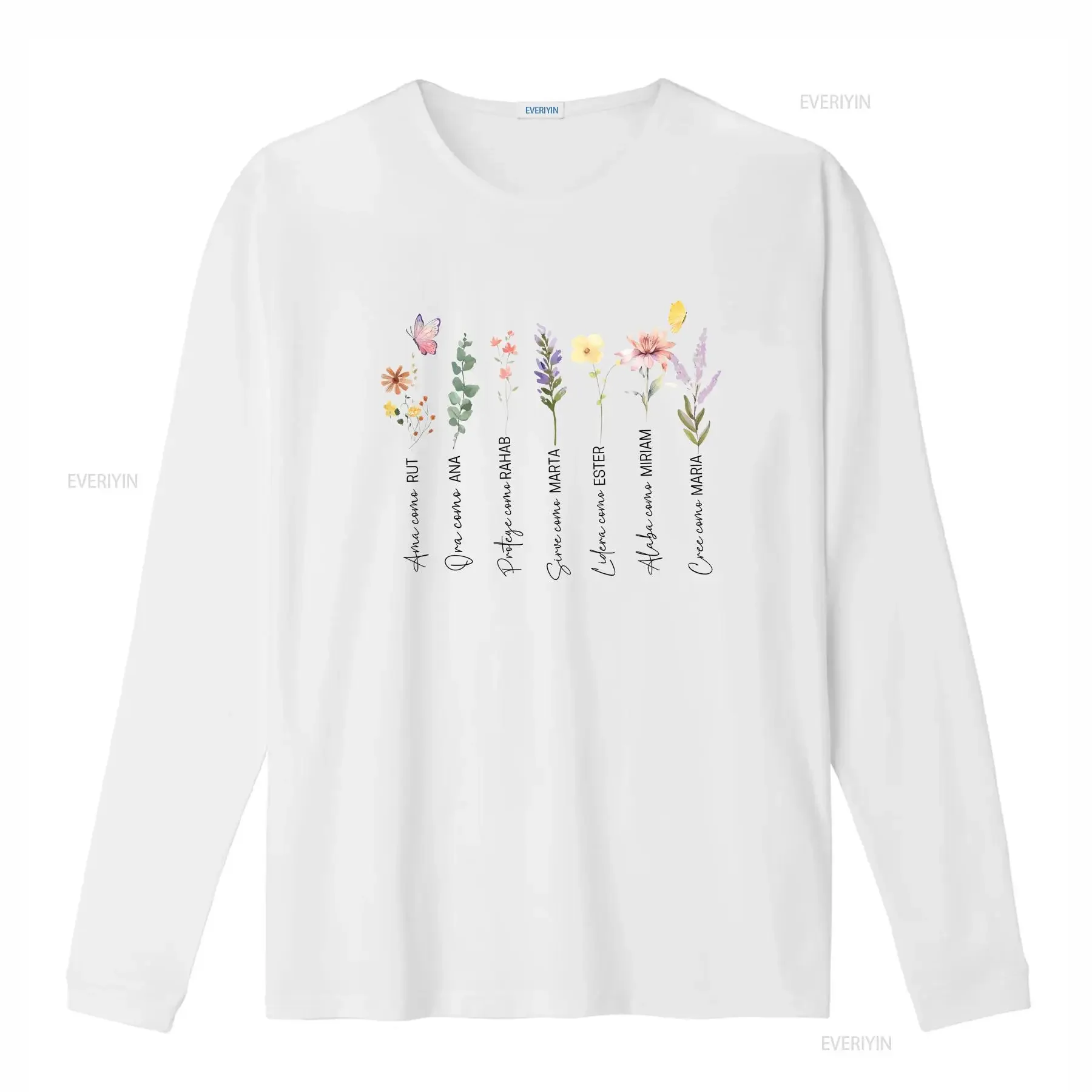 Mujeres de la Biblia Camisa Cristiana Playera Regalo para Mujer Christian friend gift Spanish Women of the Bible T Shirt