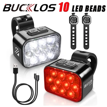 BUCKLOS USB Bike Lights 1