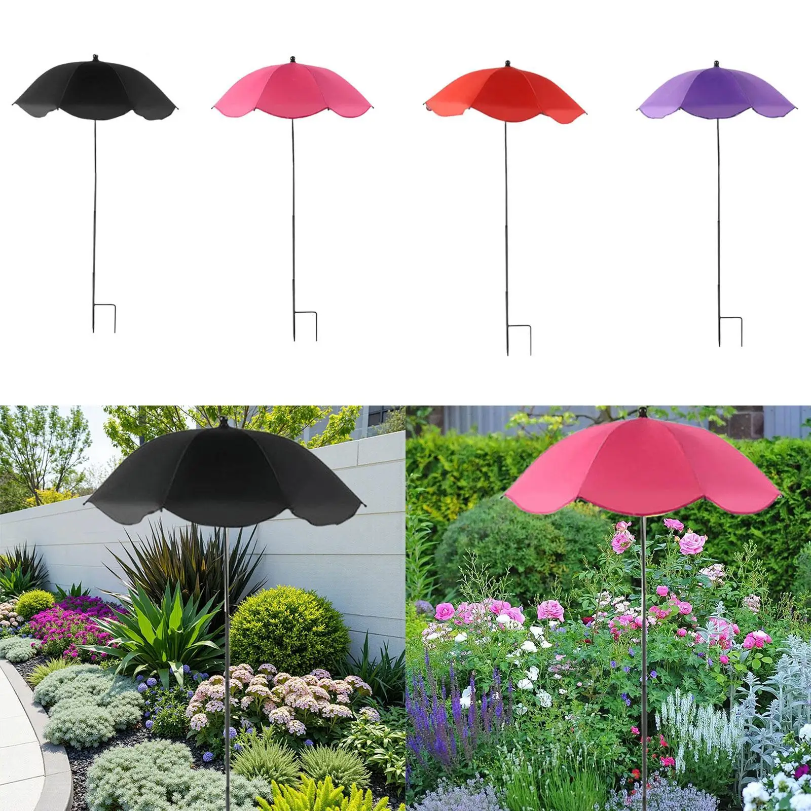 Plant Umbrella for Outdoor Plants Sun Shade for Plants for Potted Flower Pot