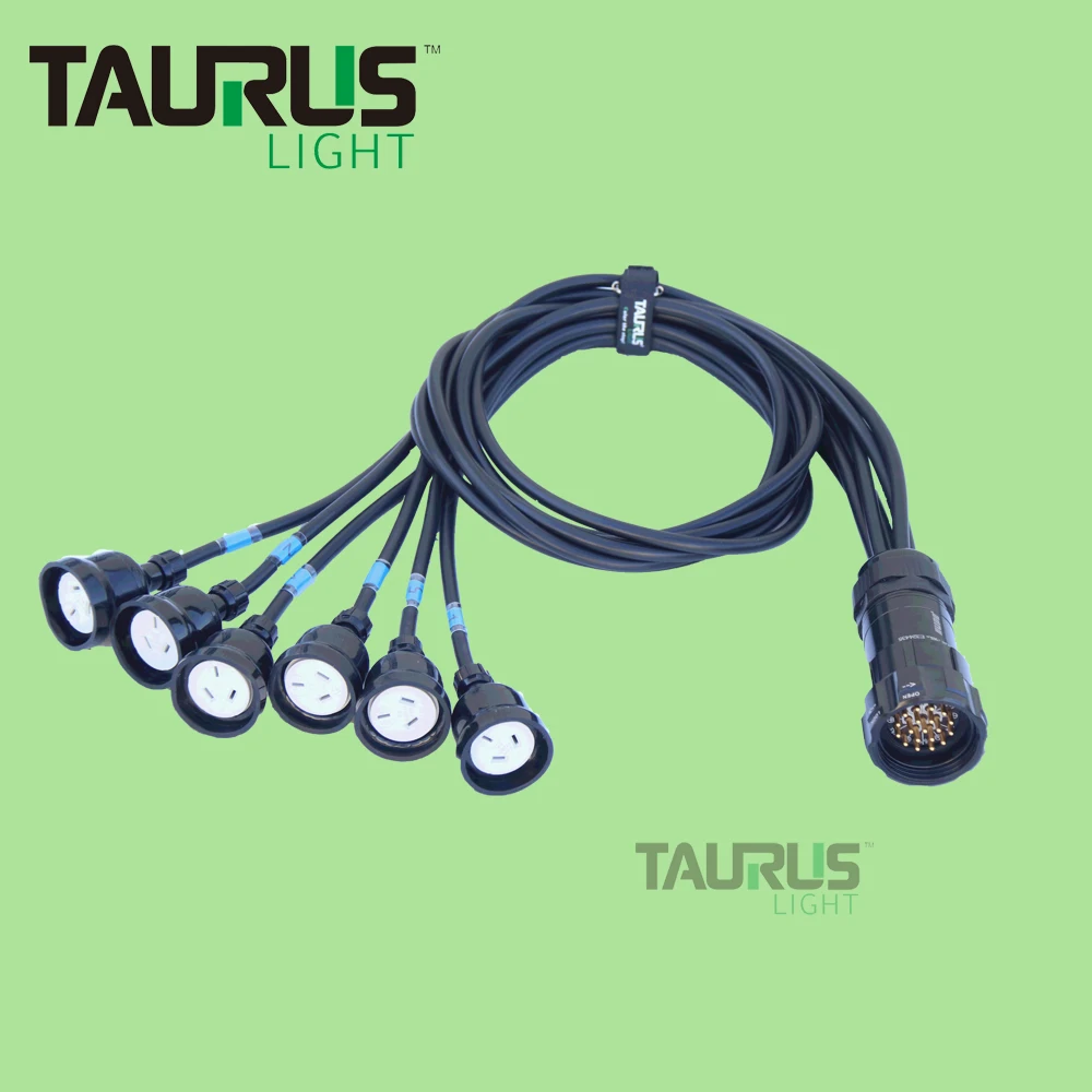 Canghe Socapex 19P Male 3×1.5/2.5 Breakout Cable