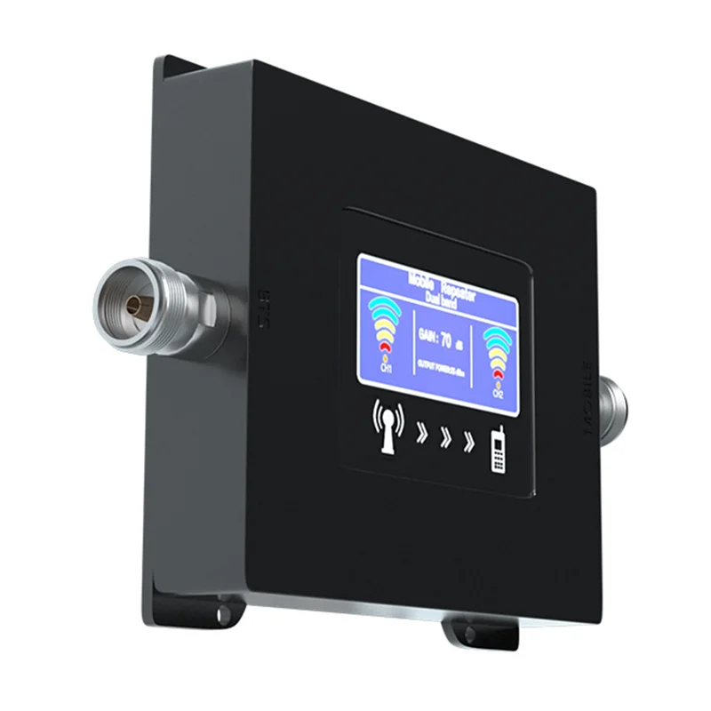 

-FDDT 3G 4G Lte Mobile Signal Booster New Dual Band GSM 900 1800Mhz Signal Repeater Amplifier