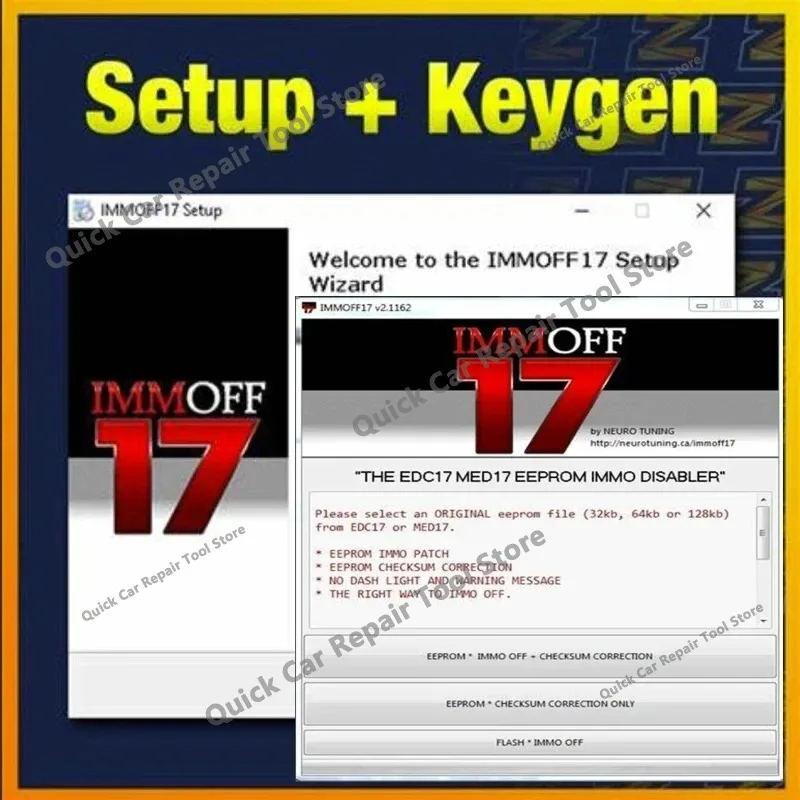 2026 hot IMMOFF17 Software  OFF 17 Activate Version EDC17 MED 17  Off Ecu EEPROM PATCH Checksum Correction To IMMO OFF Flash