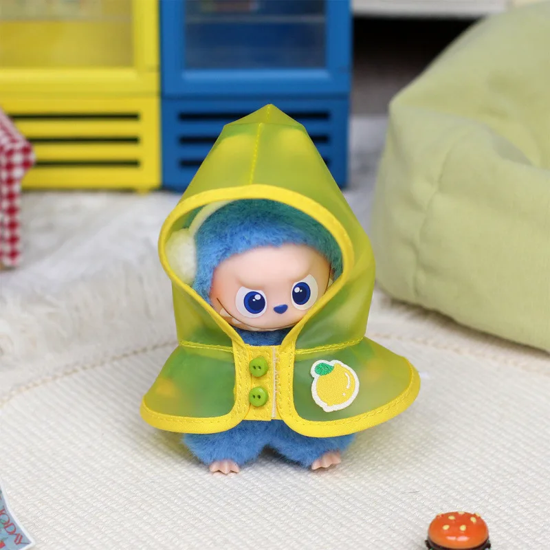 

Для одежды 4.0 Pin for Love labubu, прозрачный плащ, обувь для мини-лабу, аксессуары для одежды