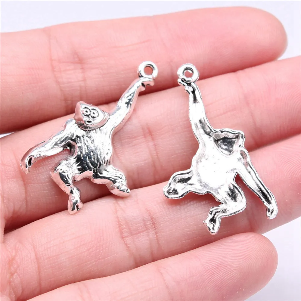 Charms Jewelry Making Accessories Zinc Alloy Hollow Out Bow Bear Handmade For Handmade Craft