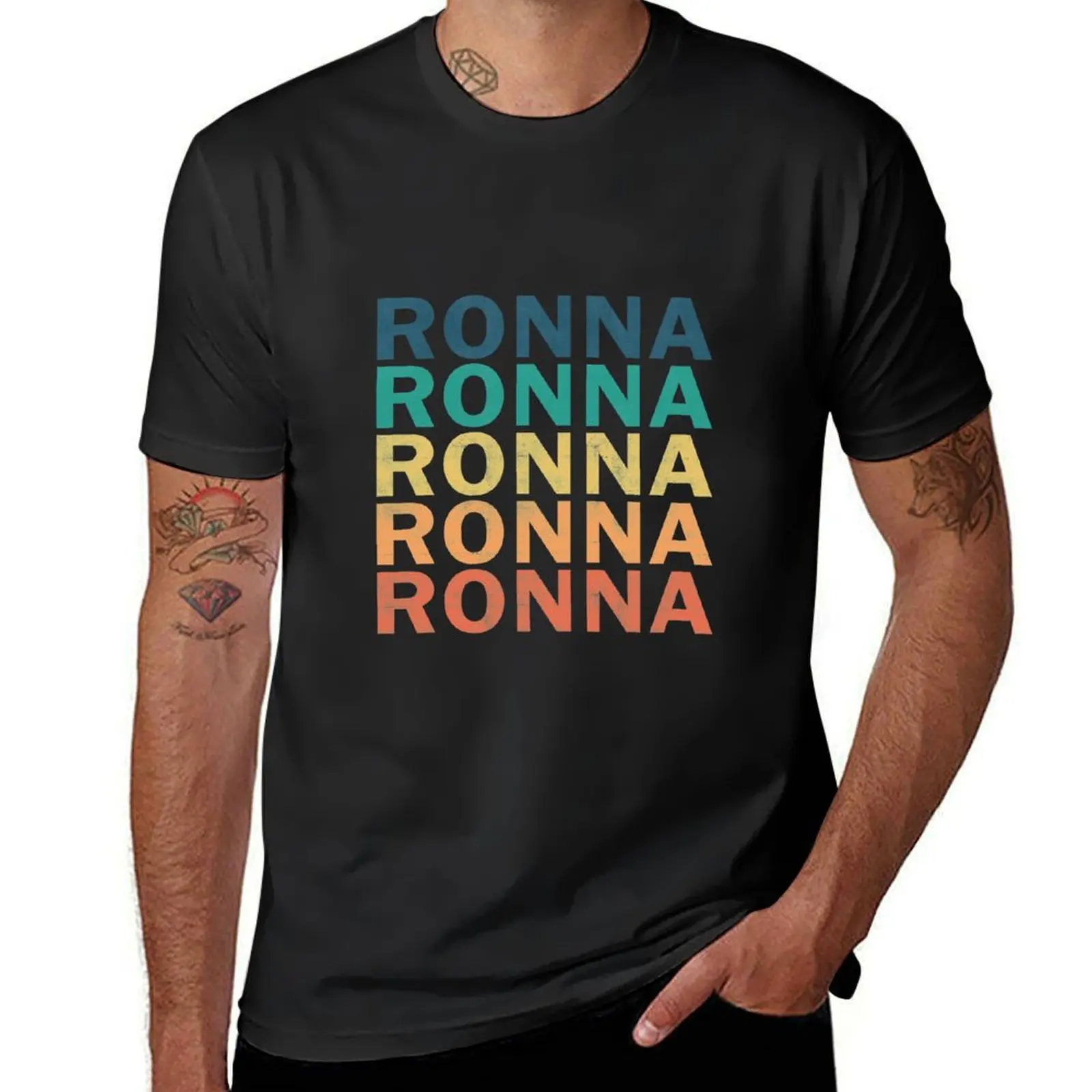 Ronna Name T Shirt - Ronna Vintage Retro Ronna Name Gift Item Tee T-Shirt cute tops sports fans men graphic t shirts