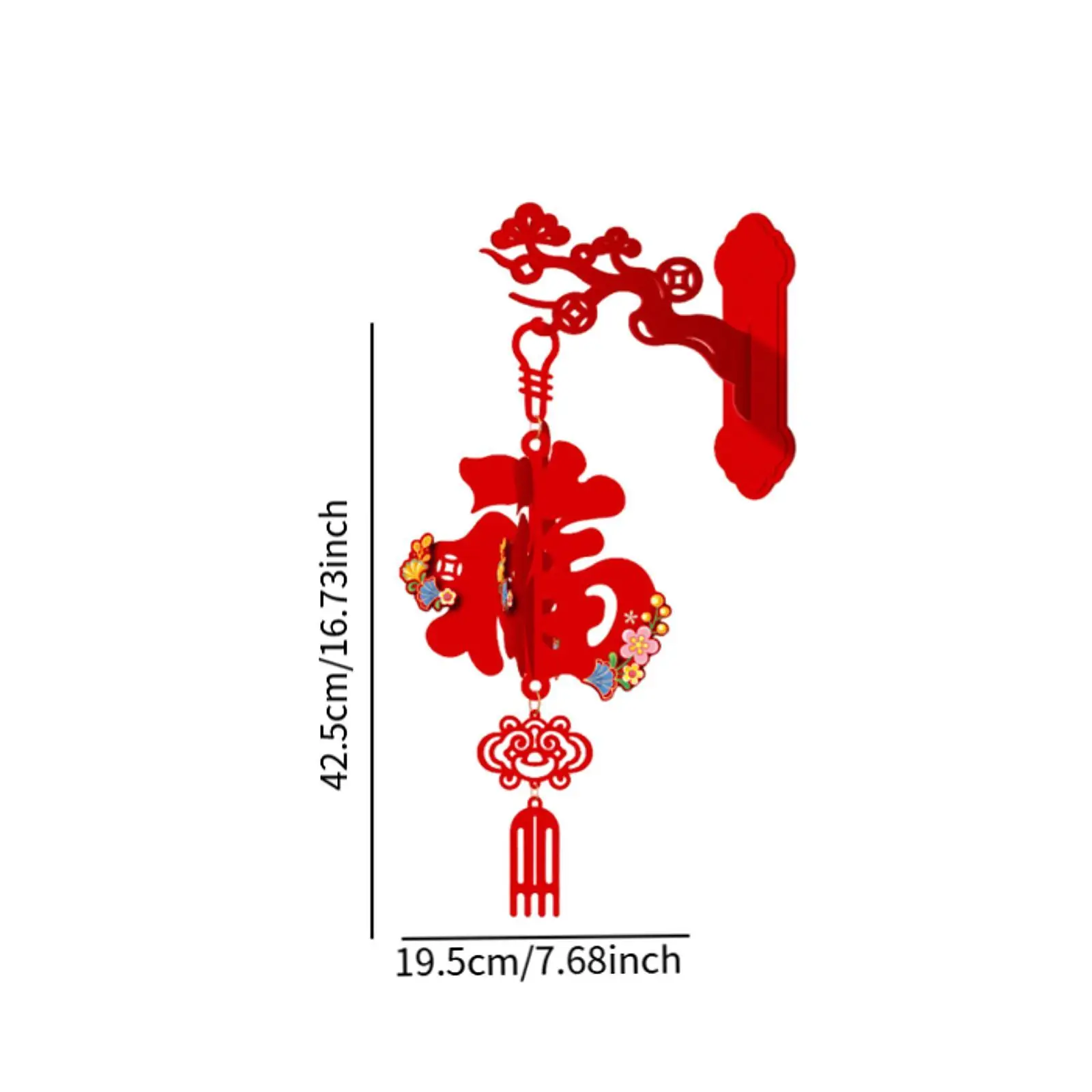 Blessing Tassel Pendant Ornament Chinese New Year Ceiling Hanging Decoration for Housewarming Holiday Living Room view 6