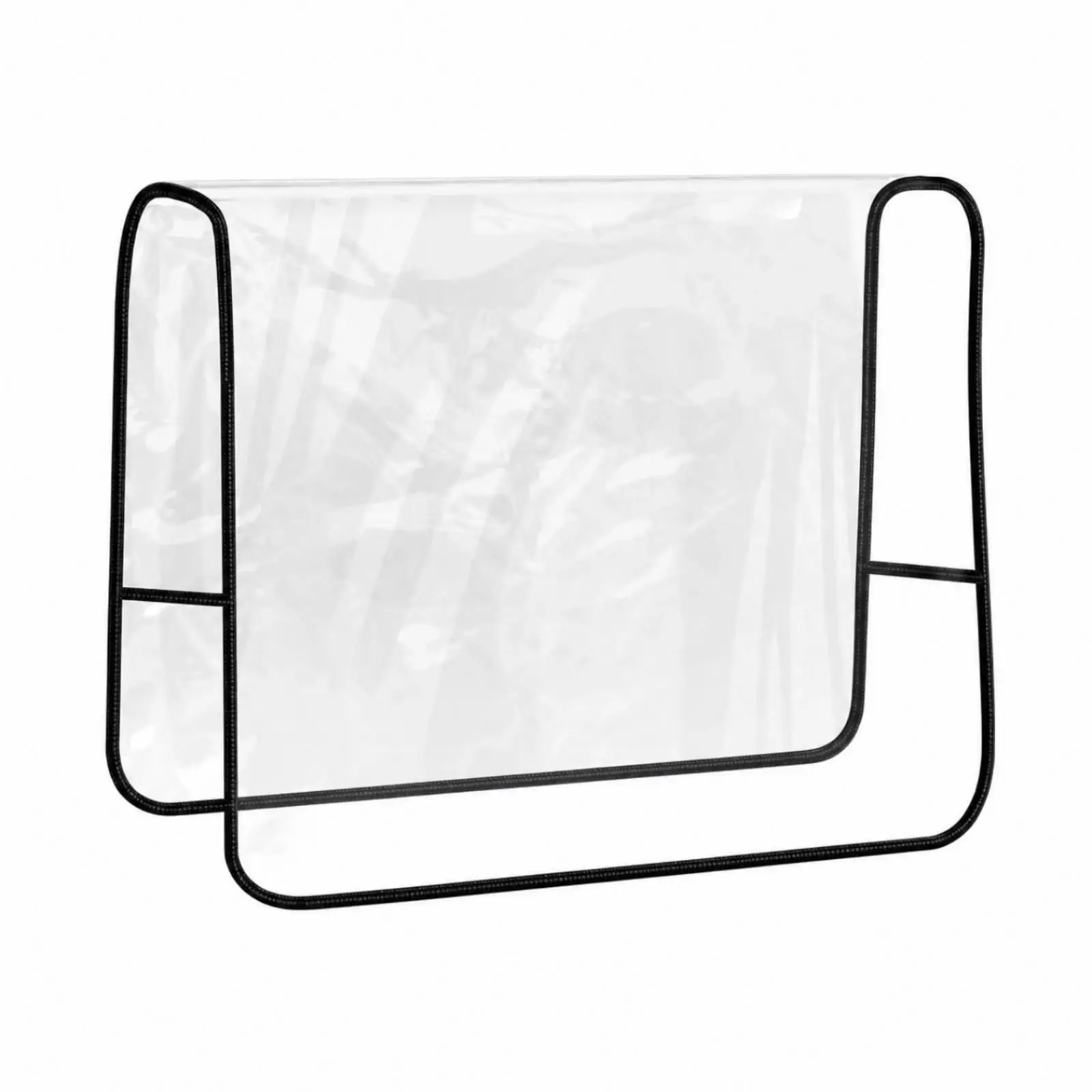 Clear Salon Chair Back Cover PVC Waterproof Seat Protector for Styling and Office Chairs Reusable Tear Resistant Backrest Guard