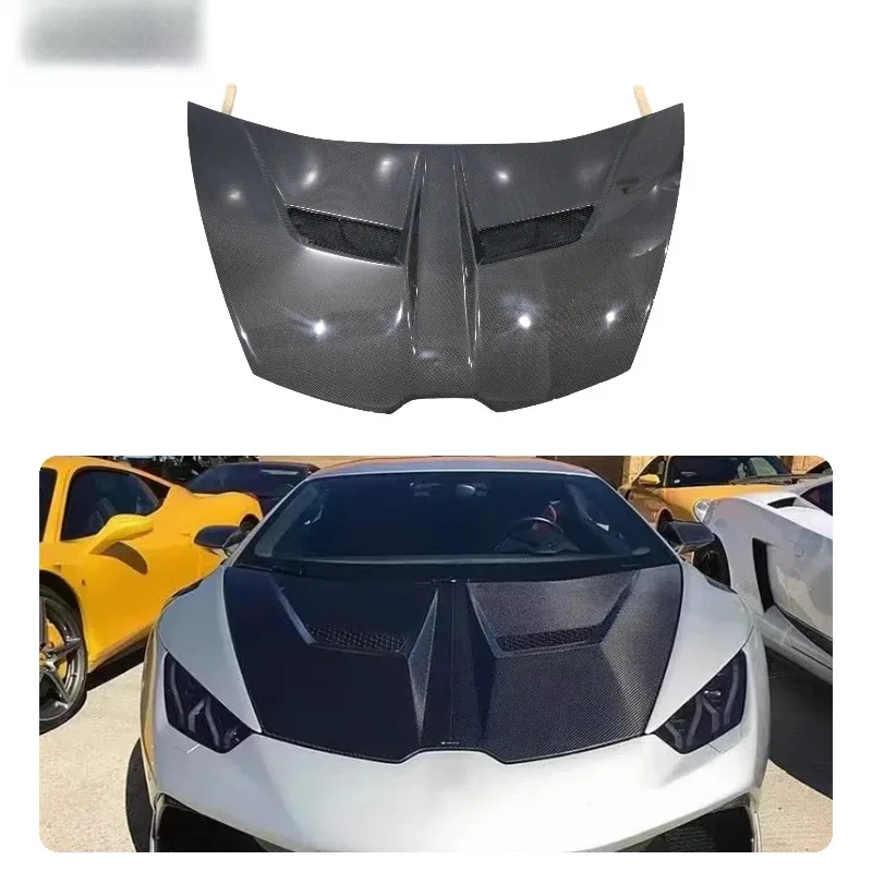 

Factory sells carbon fiber V-shaped car hood body kits for Lp610 Lp580 body kits