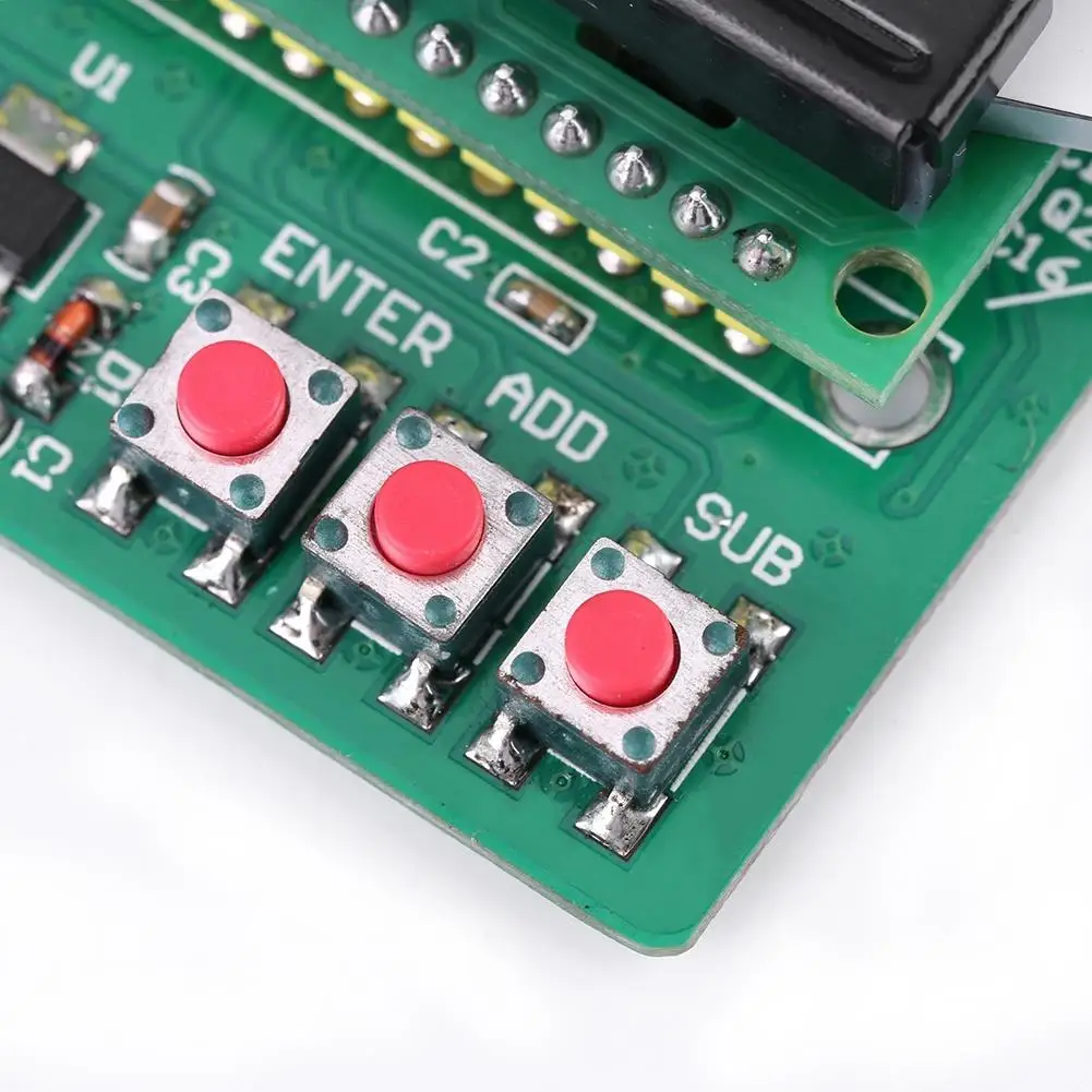 LCD Digital Power Meter -75 to 16 dBm, 1-600MHz Volt/Watt Ammeter for RF Measurement & Attenuation