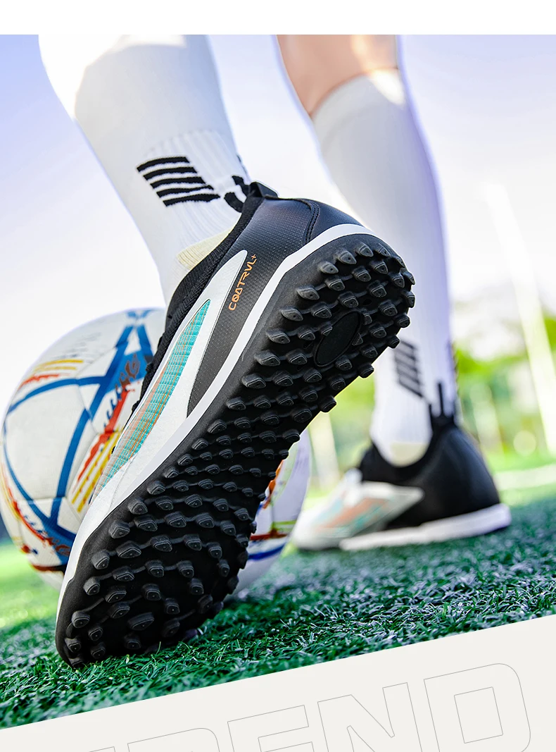 Neue Männer Fußball Schuhe Sport Stollen Erwachsene Atmungsaktive Rutschfeste Fußball Stiefel Outdoor Lange Spikes Training Jungen Spiel Bequem – Detail 26