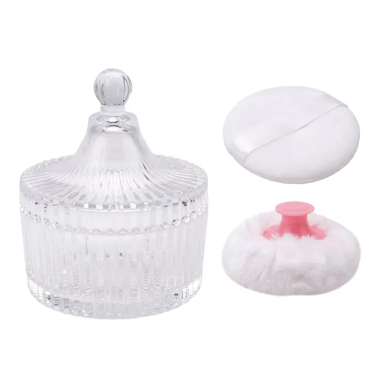 

Набор пуховки для пудры и контейнера A29R, пуховка для пудры для женщин, детей и контейнеры для рассыпчатой пудры для влажного и сухого макияжа