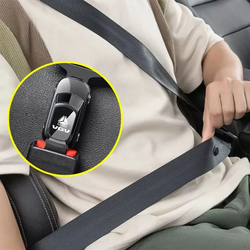 مقعد السيارة حزام حزام الأمان قفل مشبك التوصيل سميكة إدراج المقبس موسع مشبك الأمان ل VGV VX7 U70Pro U75PLUS U75 TX7 اكسسوارات