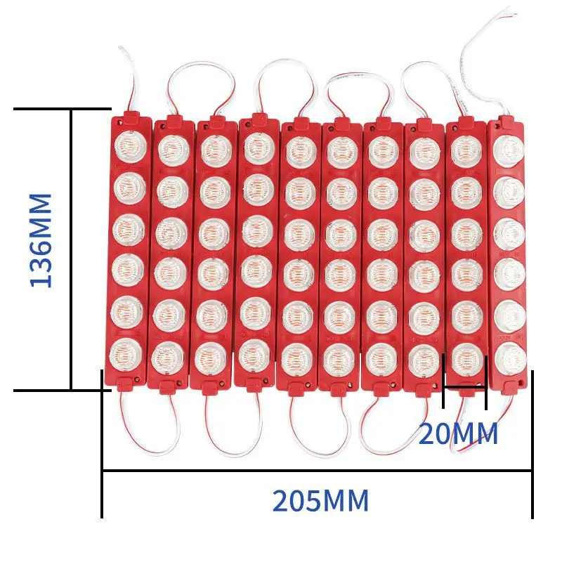 6 LED Module Lights 12V Outdoor Injection Waterproof for Advertisement Shop Signboard Letter Light-box Decor Wholesale