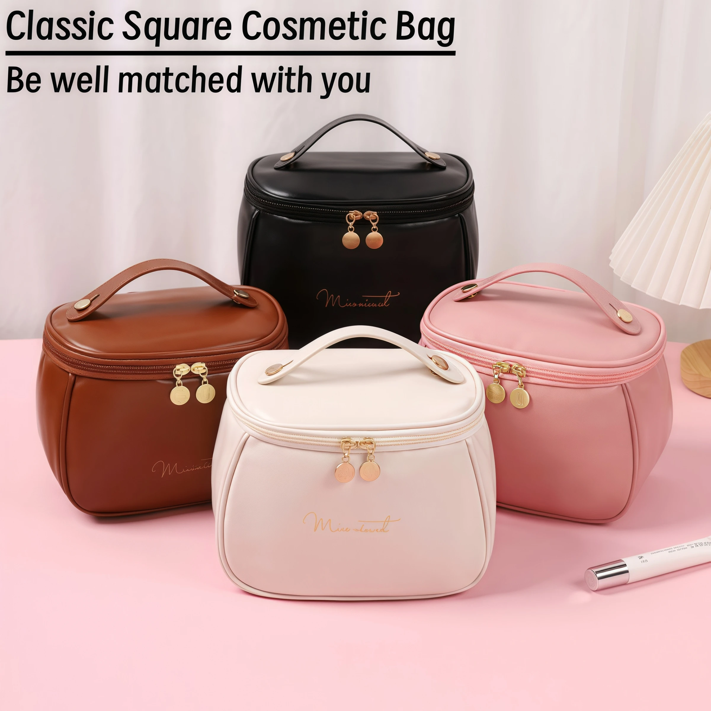 

Travel Waterproof Toiletry Bag Portable Cosmetics Bag Large Capacity Multifunctional Storage Essential for Family Travel