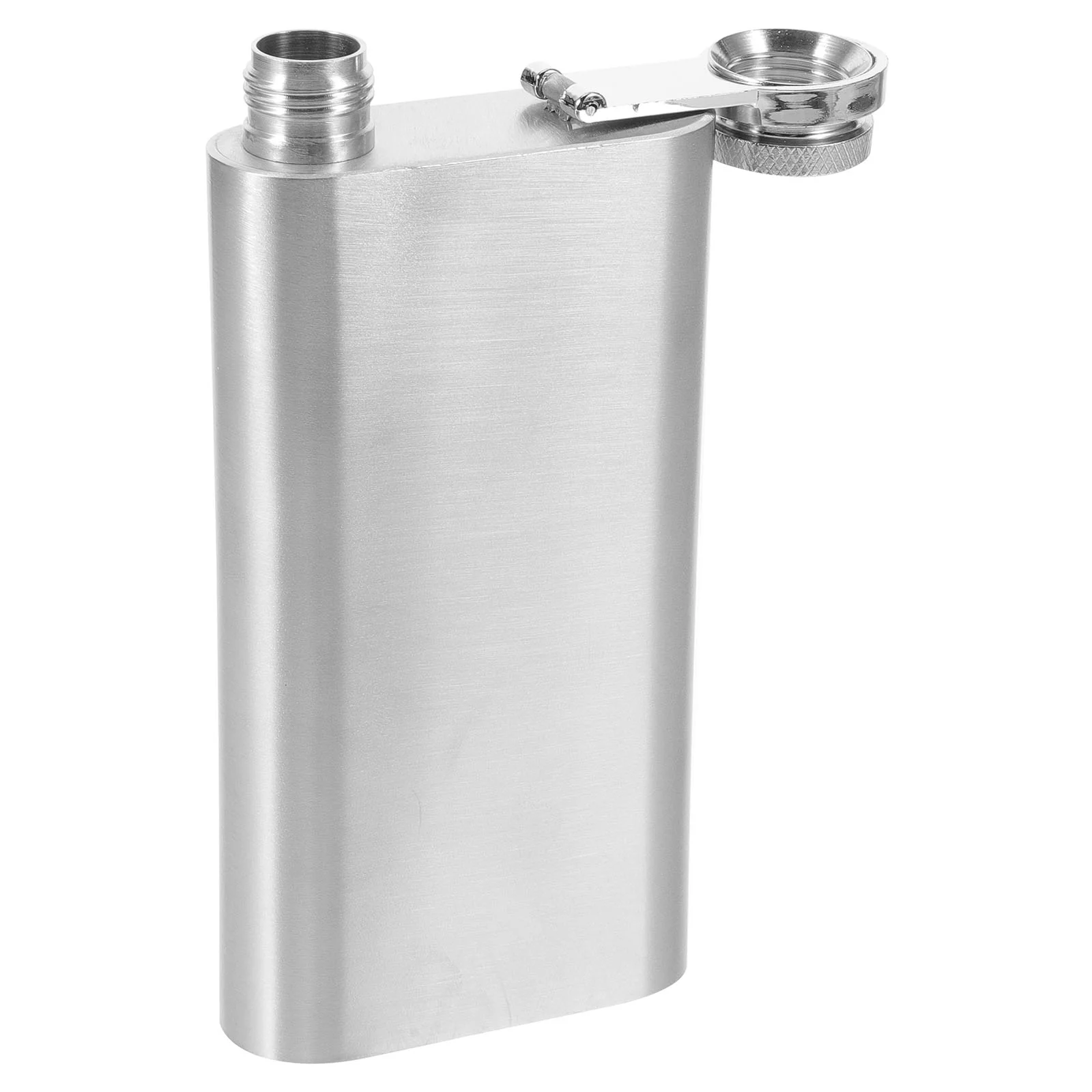 Men Flask Stainless Steel Small Kettle Portable Bottle Whiskey Decanter Metal Camping Flagon Mini Silver Bag