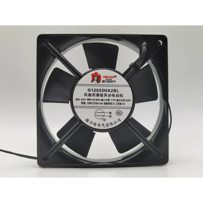 For Delixi G12025HA2BL 220V 120 * 120 * 25MM Cooling Fan