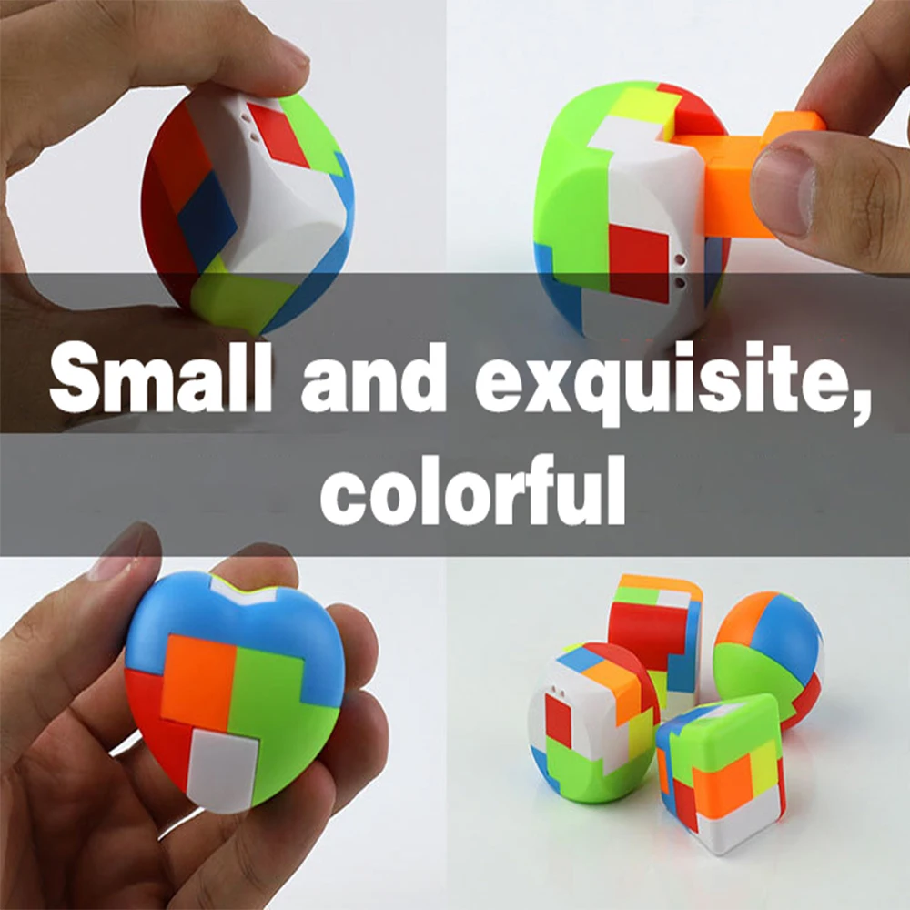 1 pcs Puzzle Assembling Ball Children Educational Toys Puzzle Building Blocks Assembling Student Anti Stress Toys Luban Lock