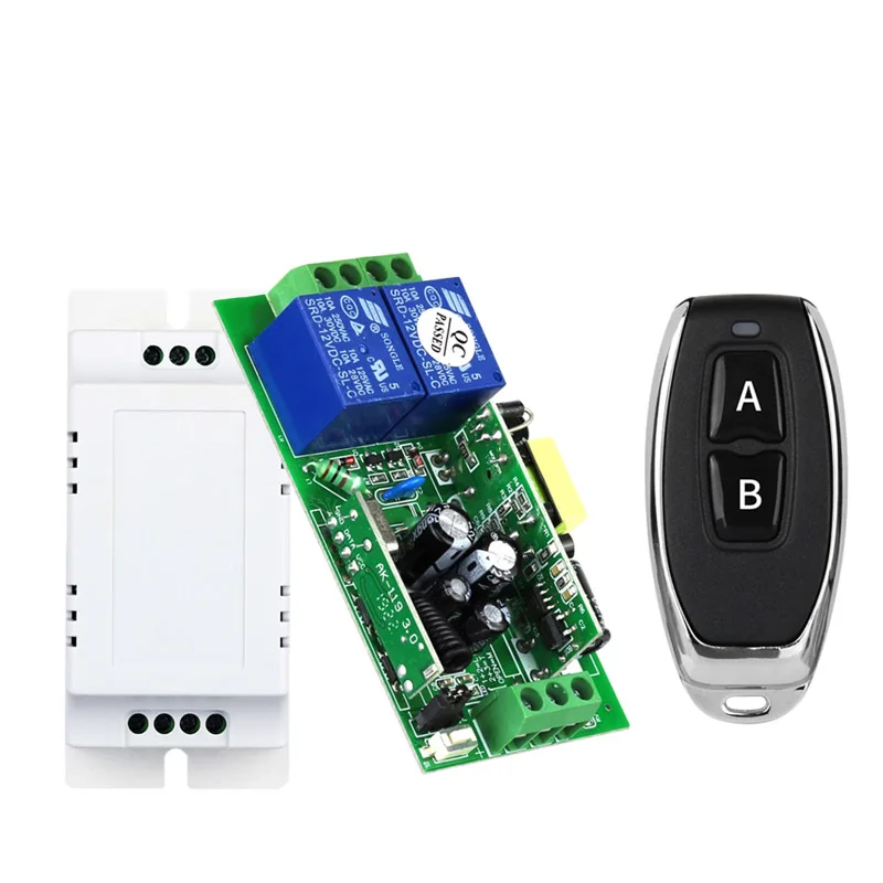 AC 85  110V 120V  220V  240V  250V  10A    RF Wireless Remote Control   Receiver  Transmitter indoor lighting  433mhz   100M