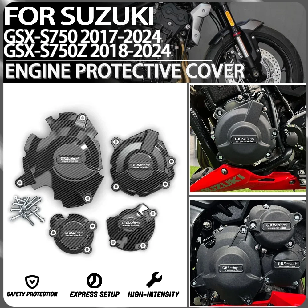 

For Suzuki GSX-S750 2017-2024 GSX-S750Z 2018-2024 GB racing motorcycle modified engine parts protector
