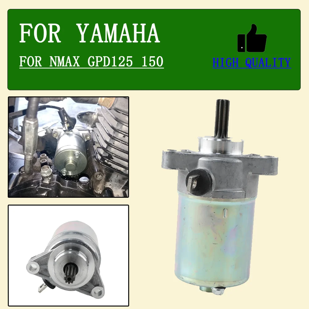 Para yamaha nmax N-MAX 125 150 gpd125 gpd150 lts125 eixo z d'elight 125 motor da motocicleta motor de arranque elétrico 9 dentes engrenagem