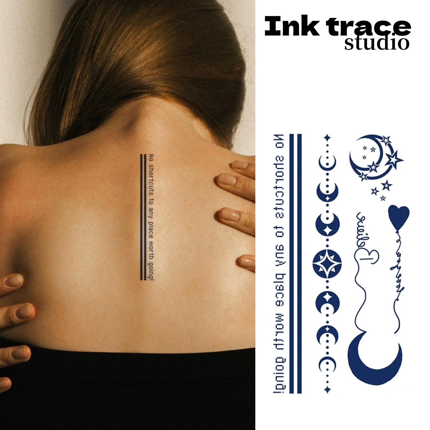 

Художественные минималистичные водонепроницаемые полуперманентные татуировки сока Starline