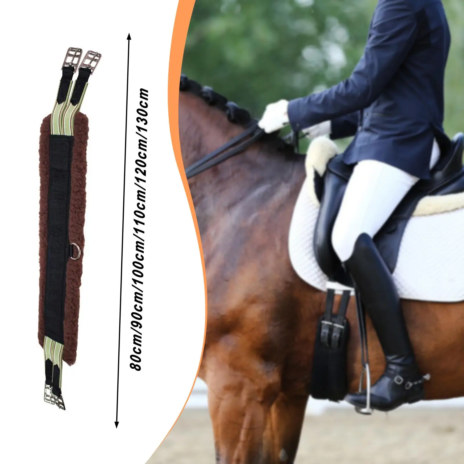 horse-girth-horse-cinch-soft-non-slip-webbing-easy-to-install-heavy-duty-stainless-steel-buckle-for-daily-groom-club-lesson