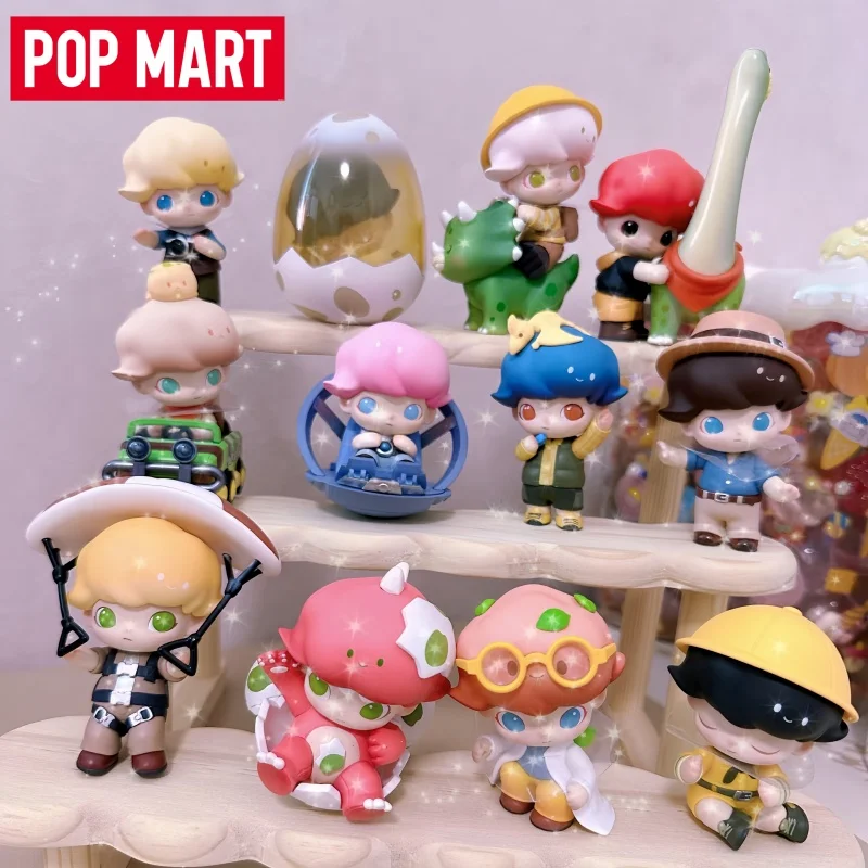 

Подлинная POP MART DIMOO, серия «Мир Юрского периода», слепая коробка, модные модные игрушки, подарок-сюрприз, настольный орнамент, куклы, праздничные подарки