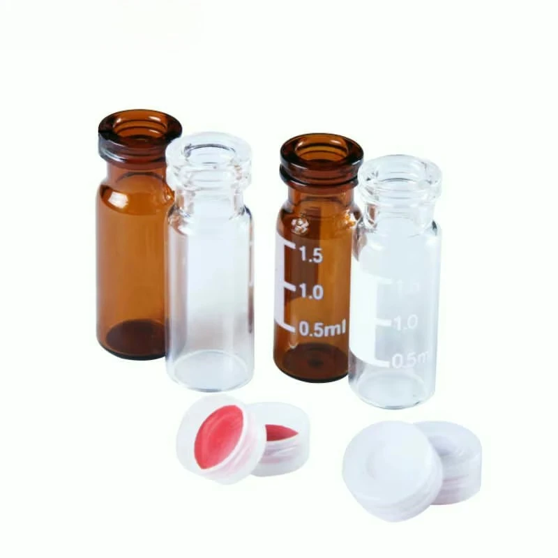 100 قطعة/الوحدة 4 مللي زجاجة كروماتوغرافية لولبية بنية اللون لقوارير مساحة الرأس HPLC Autosampler Agilent Waters Varian المنتج الأصلي #2