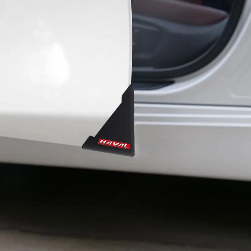 2PCS Silicone Car Door Corner Cover Bumper Crash Scratch Protector For Haval H6 Dargo M6 H9 H6S F7 F7X Jolion X DOG XY H2 H3 H5